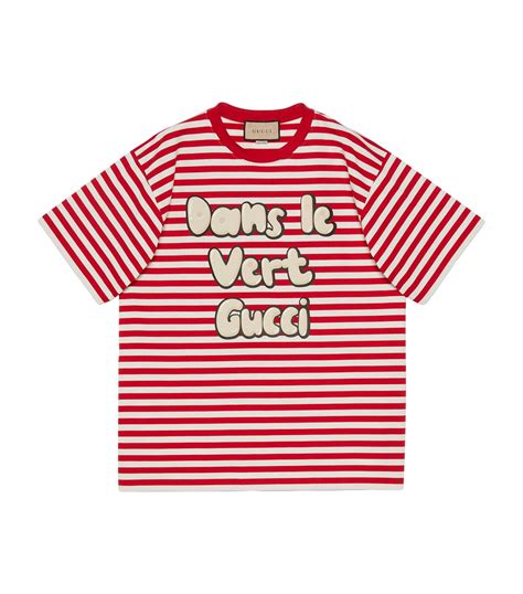 gucci vintage striped shirt|gucci t.